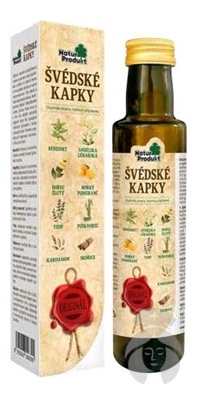 Švédske kvapky 250ml