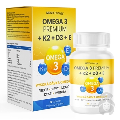 MOVIT OMEGA 3+K2+D3+E PREMIUM 90CPS