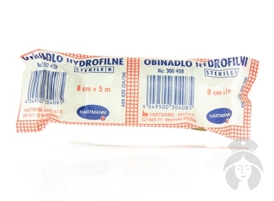 OVÍNADLO hydrofilné sterilné 8cm x 5m 10ks