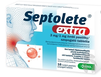 SEPTOLETE EXTRA eukalyptus 16 pastiliek