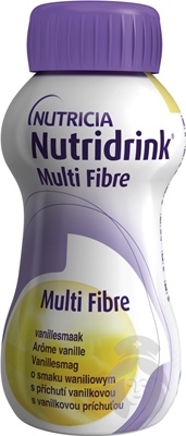 NUTRIDRINK Multi fibre vanilka 4x 200ml