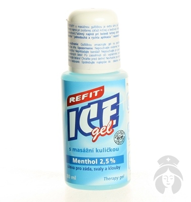 REFIT ICE GEL Menthol roll-on 80 ml