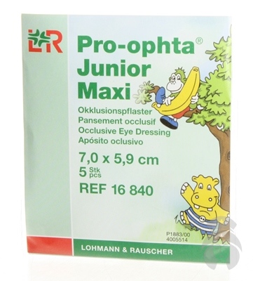 Pro-ophta Junior Maxi Očné krytie 5ks