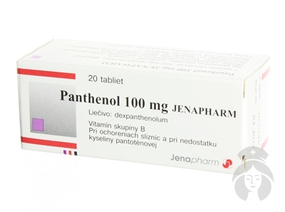 JENAPHARM Panthenol 100mg 20 tabliet