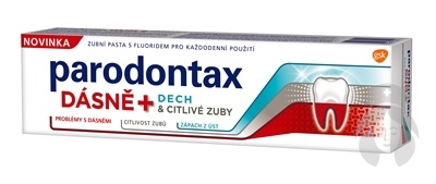 PARADONTAX ĎASNÁ+DYCH A CITLIVÉ ZUBY Zubná pasta 75ml