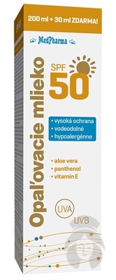 MP OPALOVACIE MLIEKO SPF50 200+30ML