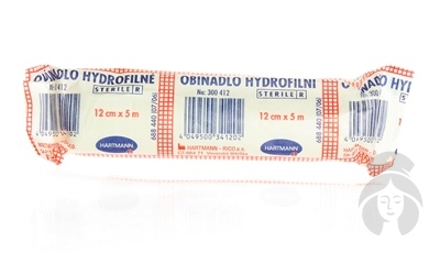 OVÍNADLO hydrofilné sterilné 12cm x 5m 10ks