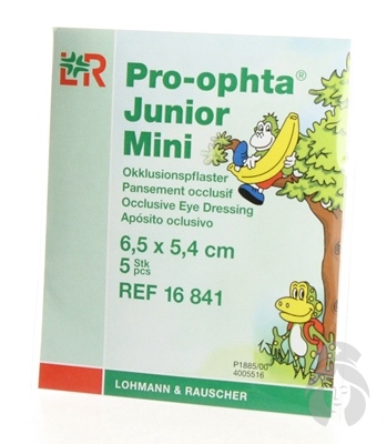 Pro-ophta Junior Mini Očné krytie 5ks