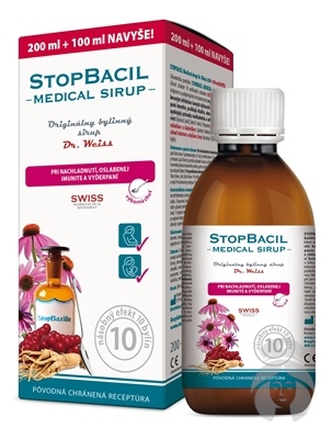DR.WEISS STOPBACIL MEDICAL sirup 200 ml +100 ml