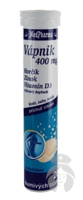 MP VAPNIK 400MG+HORCIK+ZINOK+VIT.D3 EFF TBL 20KS