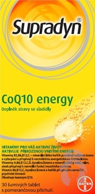 SUPRADYN CoQ10 Energy 30 šumivých tabliet