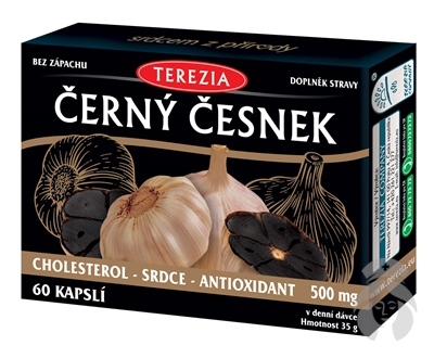 TEREZIA Čierny cesnak 500mg 60 kapsúl