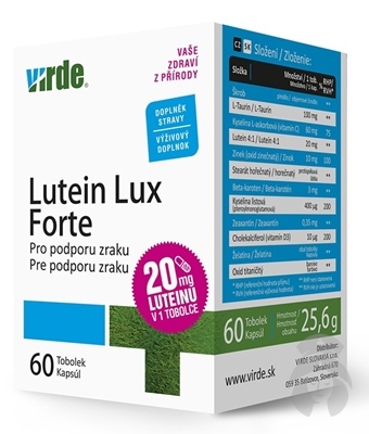 VIRDE LUTEIN LUX FORTE 60CPS