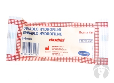 Ovínadlo hydrofilné elastické 8cm x 4m