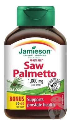 Jamieson Prostease™ Saw Palmetto 125 mg na prostatu 60 kapsúl