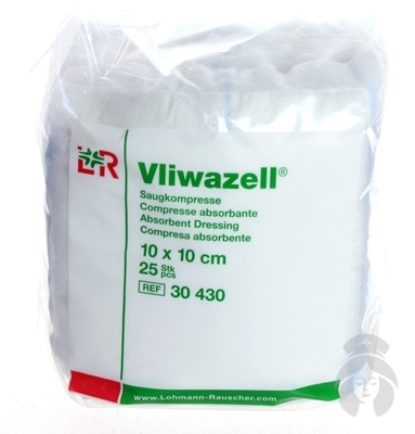 VLIWAZELL kompresy 10x10cm 25ks