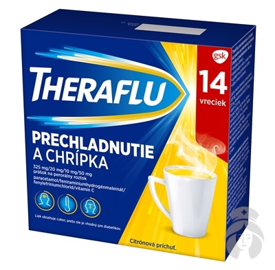 THERAFLU Prechladnutie a chrípka 14 vreciek