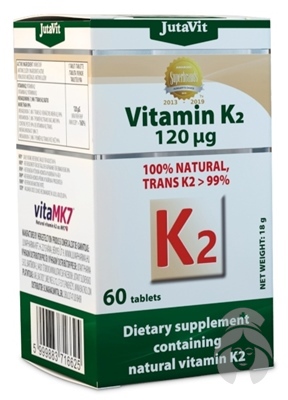 JUTAVIT VITAMIN K2 PRIRODNY 120µG 60TBL