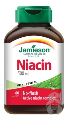 Jamieson Niacín 500 mg s inozitolom 60 tabliet