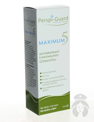 PERSPI-GUARD MAXIMUM 5 proti nadmernému poteniu 50ml