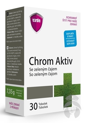 VIRDE CHROM AKTIV SO ZELENYM CAJOM 30CPS