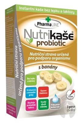 NUTRIKAŠA PROBIOTIC Banán 3x60g