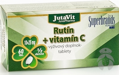 JUTAVIT RUTIN + VITAMIN C TBL 60