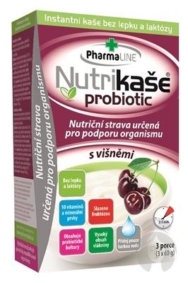 NUTRIKAŠA PROBIOTIC Višňa 3x60g