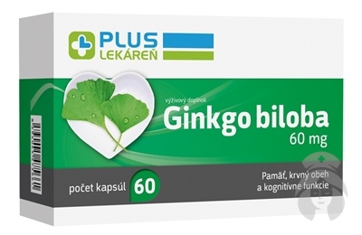 Plus lekáreň Ginkgo biloba 60mg 60 kapsúl