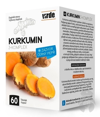 VIRDE KURKUMIN 3-KOMPLEX 60CPS