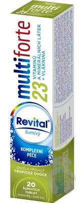 REVITAL MULTIFORTE TROP.OVOCIE TBL EFF20