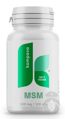 KOMPAVA MSM 500mg 120 kapsúl