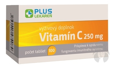 Plus lekáreň Vitamín C 250mg 100 tabliet