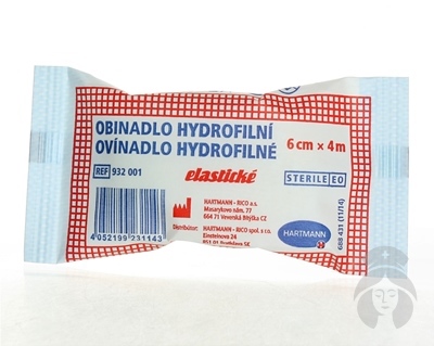 Ovínadlo hydrofilné elastické 6cm x 4m