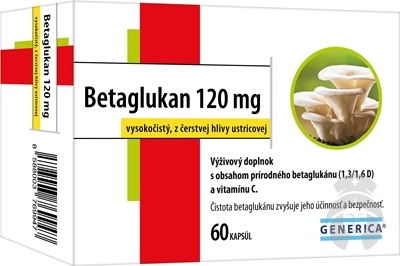 GENERICA Betaglukan 120 mg 60 kapsúl