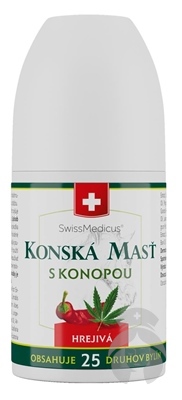 Konská masť s konopou hrejivá roll-on 90 ml