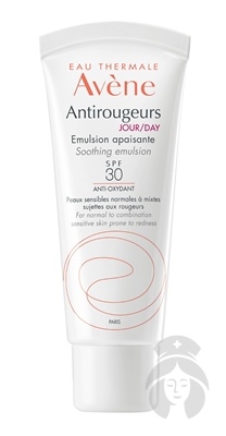 AVÈNE ANTIROUGEURS Denná upokojujúca emulzia SPF 30 40ml