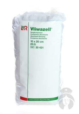 VLIWAZELL kompresy 10x20cm 25ks