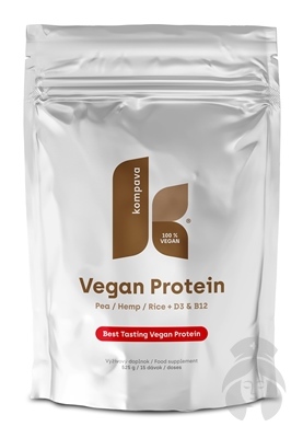 KOMPAVA Vegan Protein čokoláda a višňa 525 g