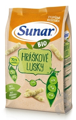 Sunar BIO Chrumky Hráškové struky 45g