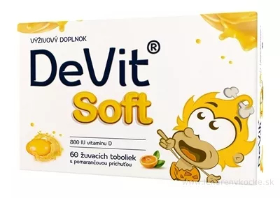 DeVit Soft 60 žuvacích tabliet