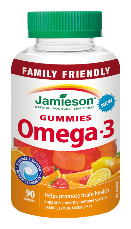 Jamieson Omega-3 želatínové pastilky 90ks