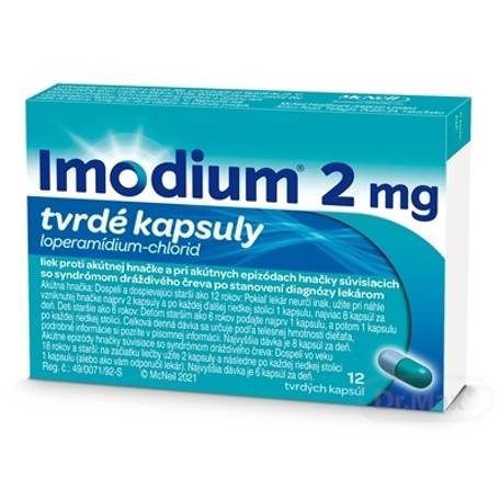 IMODIUM 2mg 12 tabliet