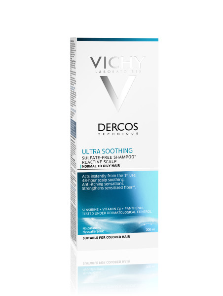 VICHY DERCOS Ultraupokojujúci šampón 200 ml