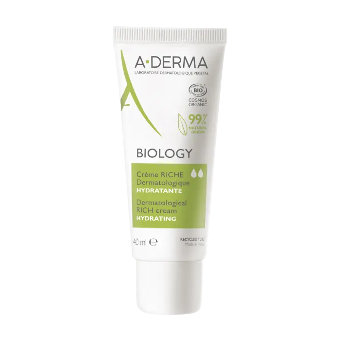 A-DERMA BIOLOGY Výživný hydratačný krém 24H 40ml