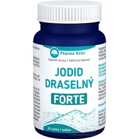 PHARMA ACTIV Jodid draselný forte 60 tabliet