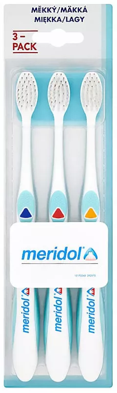 MERIDOL SOFT zubná kefka 3ks