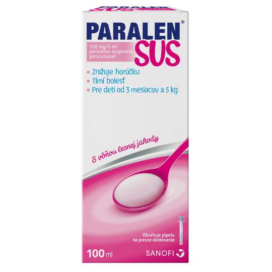 PARALEN SUS sirup pre deti 100 ml