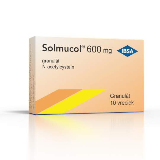 SOLMUCOL 600mg 10 vreciek