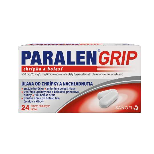 PARALEN GRIP Chrípka a bolesť 24 tabliet